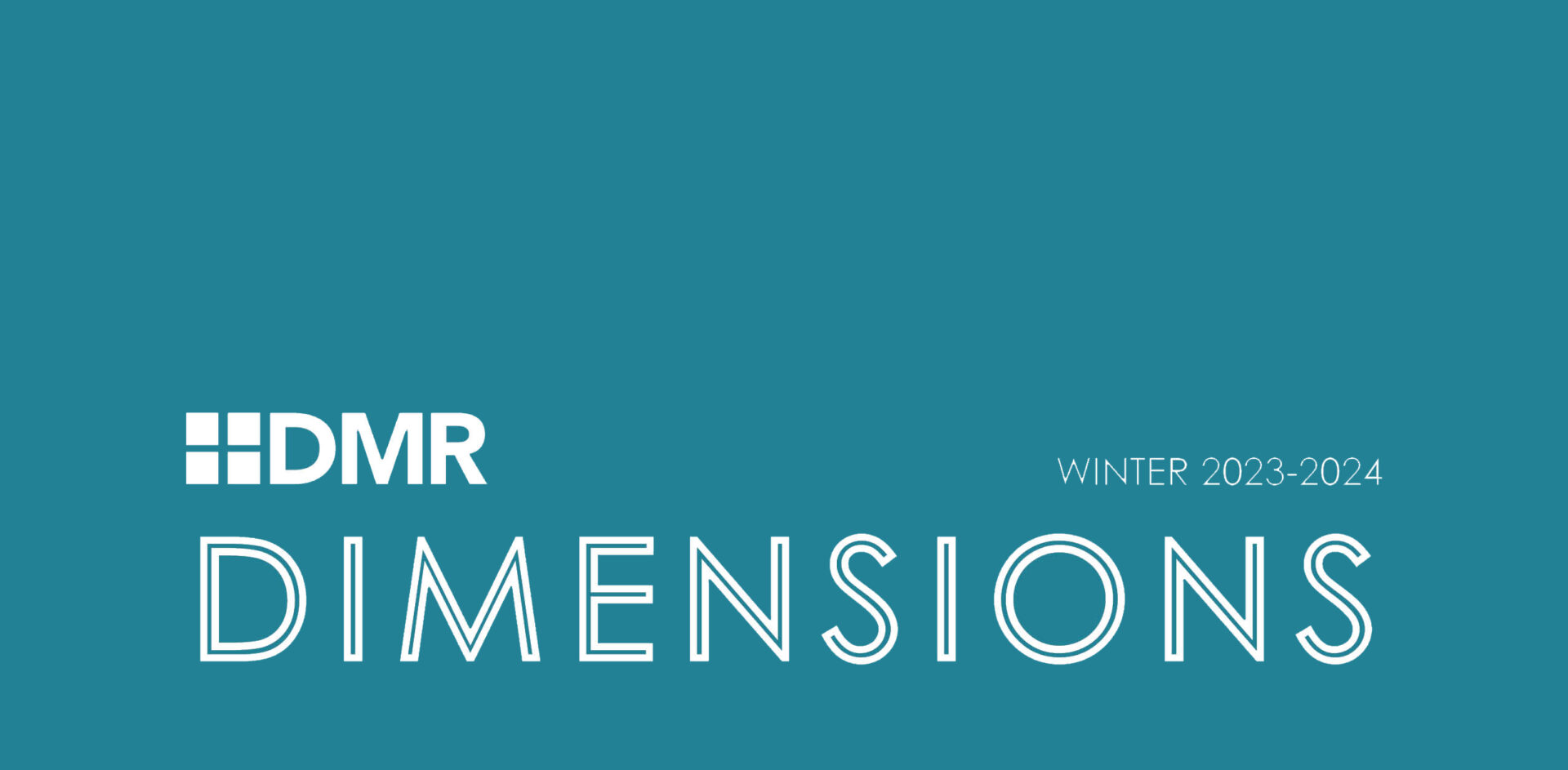 DMR Architects Winter 20232024 Newsletter