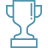 An icon illustration depicting a trophy.